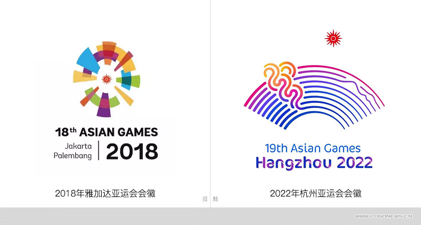 2022年杭州第十九届亚运会会徽揭晓标志设计作品"潮涌
